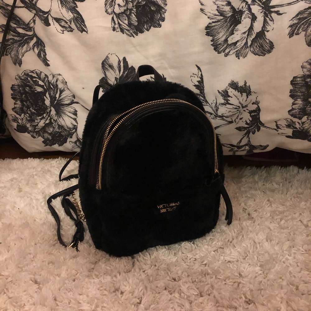Victoria’s Secret Fur Backpack